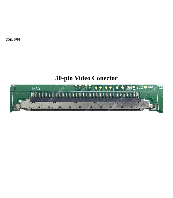 DISPLAY 17.0" 30PIN LCD CCFL WXGA+ (1440x900) GLOSSY 60Hz N-TS LVDS VC-D PCBA BENT NO BRACKETS B170PW06 V.2 ORIG.