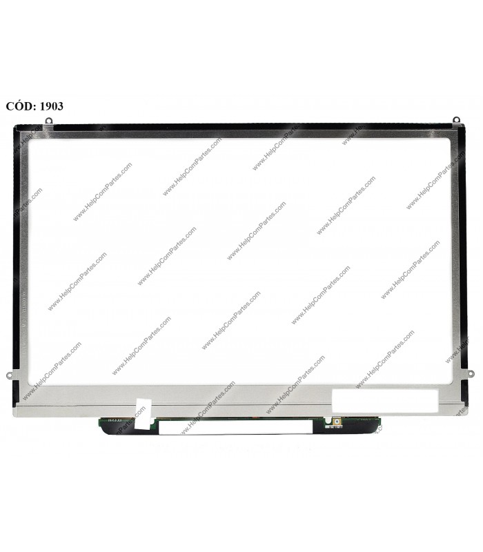 DISPLAY 13.3" 30PIN WLED SLIM HD (1280x800) GLOSSY 60Hz VC-I SEG. R/L+U BRACKET MACBOOK AIR A1237 A1304 B133EW03 V.2 ORIG