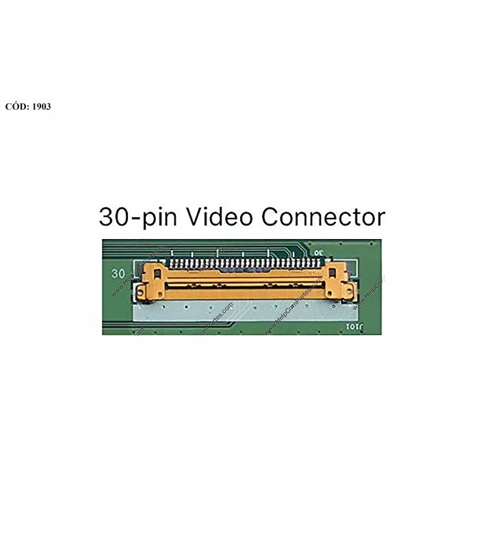 DISPLAY 13.3" 30PIN WLED SLIM HD (1280x800) GLOSSY 60Hz VC-I SEG. R/L+U BRACKET MACBOOK AIR A1237 A1304 B133EW03 V.2 ORIG