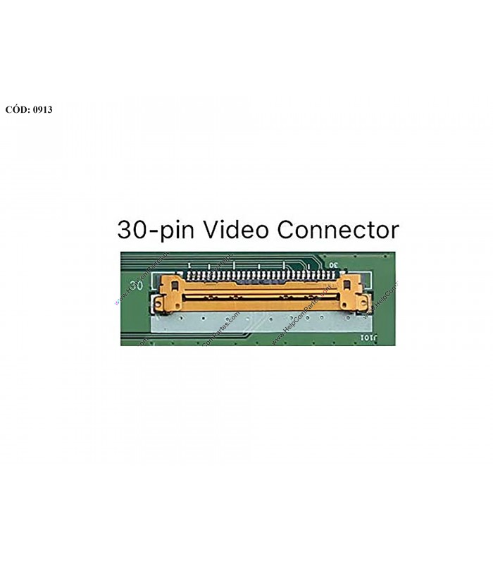 DISPLAY 13.3" 30PIN WLED SLIM WXGA HD (1366x768) GLOSSY 60Hz N-TS VC-D PCBA FLAT SEG. U/D BRACKET N133BGE-EAB ORIG.