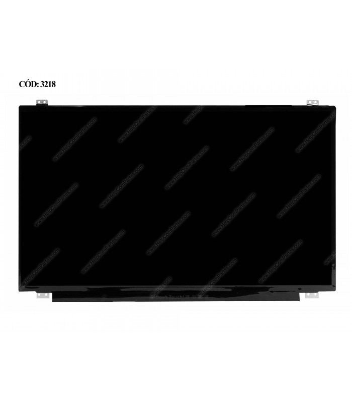 DISPLAY 15.6" 40PIN WLED SLIM WXGA HD (1366x768) GLOSSY 60Hz LVDS VC.D PCBA FLAT SEG. U/D BRACKET 762513-001 95% ORIG. (DS)
