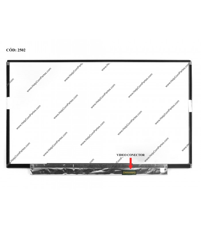DISPLAY 13.3" 30PIN WLED SLIM WXGA HD (1366x768) NARROW MATTE 60Hz N-TS eDP VC-D PCBA FLAT N133BGG-EA1 REV.C1
