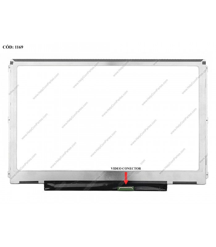 DISPLAY 13.3" 40PIN WLED SLIM WXGA (1280x800) GLOSSY 60Hz N-TS LVDS VC.D PCBA FLAT SEG. R/L BRACKET LP133WX2(TL)(E1) ORIG.