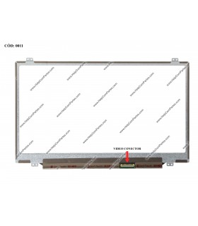 DISPLAY 14.0" 40PIN WLED SLIM WXGA++ HD (1600x900) GLOSSY 60Hz LVDS VC.D PCBA FLAT SEG. U/D BRACKET LP140WD2-TLD2