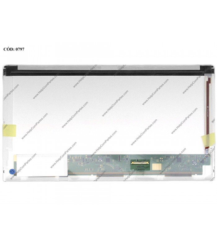 DISPLAY 14.0" 40PIN WLED WXGA HD (1366x768) MATTE 60Hz LVDS VC-D PCBA BENT NO BRACKETS LP140WH1(TL)(C1)