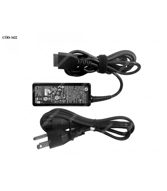 CARGADOR HP 19V---1.58A 30W PIN PLANO 100-240V~ US 50-60Hz 3PRONG 594906-001 ORIG.