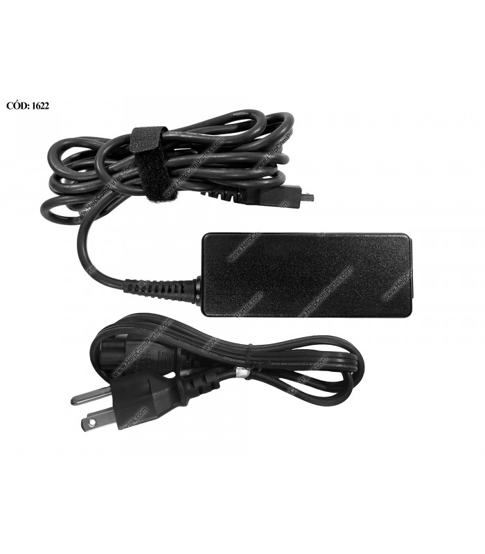 CARGADOR HP 19V---1.58A 30W PIN PLANO 100-240V~ US 50-60Hz 3PRONG 594906-001 ORIG.