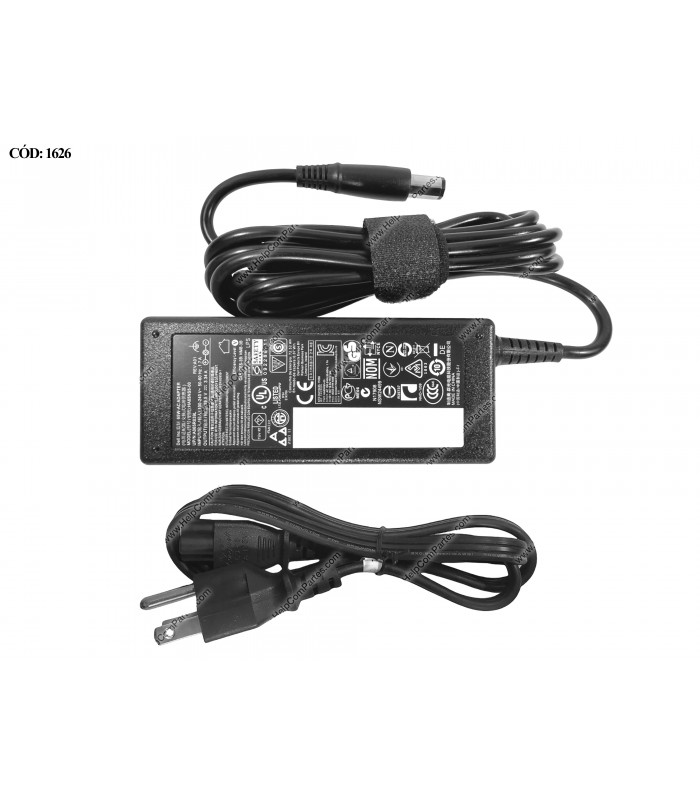 CARGADOR DELL 19.5V---3.34A 65W PIN 7.4*5.0 100-240V~ US 50-60Hz 3PRONG OCTAGONAL 09RN2C OEM