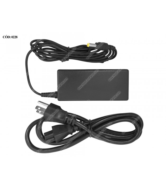 CARGADOR DELL 19V---3.16A 60W PIN 5.5*2.5 100-240V~ US 50-60Hz 3PRONG 0TD231 OEM