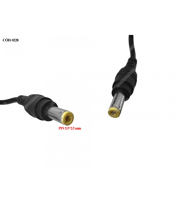 CARGADOR DELL 19V---3.16A 60W PIN 5.5*2.5 100-240V~ US 50-60Hz 3PRONG 0TD231 OEM