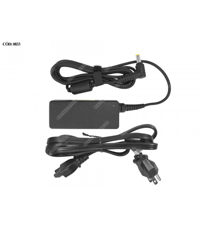 CARGADOR DELL 19V---1.58A 30W PIN 5.5*1.7 100-240V~ US 50-60Hz 3PRONG SIN CABLE DE PODER 0MNX47 OEM