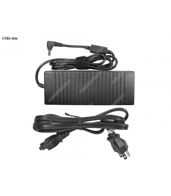 CARGADOR TOSHIBA 19V---6.3A 120W PIN 5.5*2.5 100-240V~ US 50-60Hz 3PRONG PA3467U-1ACA OEM
