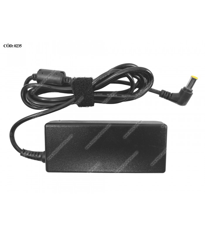 CARGADOR SONY 19.5V---3.3A 65W PIN 6.5*4.4 100-240V~ US 50-60Hz 3PRONG VGP-AC19V43 OEM