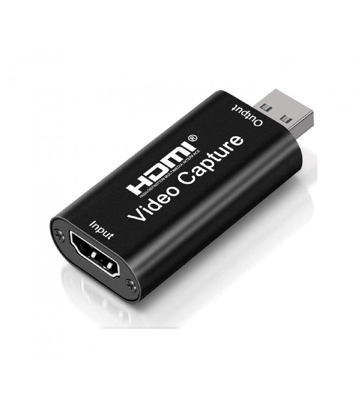 CAPTURADORA ANERA USB A HDMI VIDEO 4K 1080P 60FPS/ IMPUT MAX 4K OUTPUT MAX 1080P / AE-DUC201