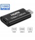 CAPTURADORA ANERA USB A HDMI VIDEO 4K 1080P 60FPS/ IMPUT MAX 4K OUTPUT MAX 1080P / AE-DUC201