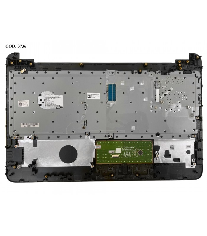 HP ASSY W/KB W/PLMRST W/TP /HP 15-AY 15-BA 15T-AY 15Z-BA 15-BD 15-BE 15-BF SERIES 855022-161 SLV LA ORIG.