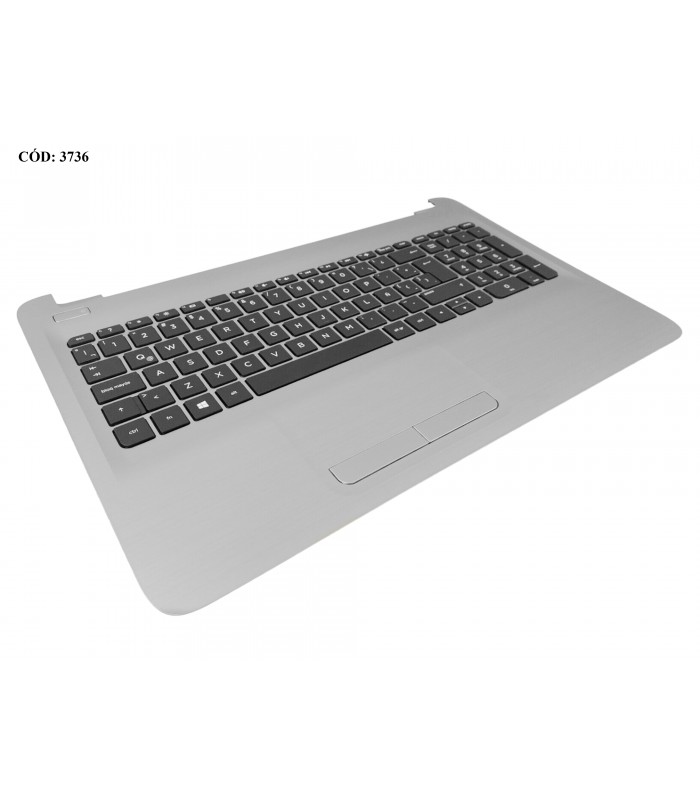 HP ASSY W/KB W/PLMRST W/TP /HP 15-AY 15-BA 15T-AY 15Z-BA 15-BD 15-BE 15-BF SERIES 855022-161 SLV LA ORIG.