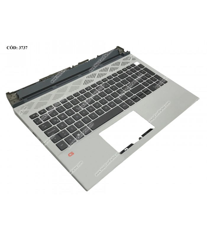 DELL ASSY W/KB W/PLMRST/ INSPIRON 15 G15 5510 5511 5515 GRIS BL 0FK7HR LA ORIG