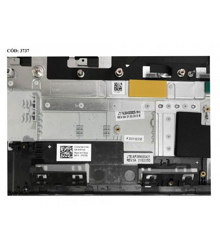 DELL ASSY W/KB W/PLMRST/ INSPIRON 15 G15 5510 5511 5515 GRIS BL 0FK7HR LA ORIG