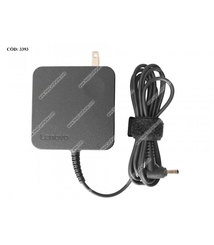 CARGADOR LENOVO 20V---3.25A 65W PIN 4.0*1.7MM 100-240V~ US 50-60Hz 2PRONG 01FR146 ORIG.