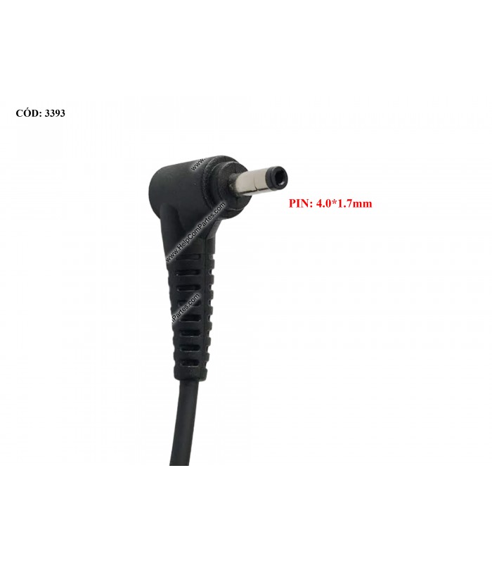 CARGADOR LENOVO 20V---3.25A 65W PIN 4.0*1.7MM 100-240V~ US 50-60Hz 2PRONG 01FR146 ORIG.
