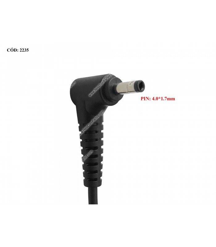 CARGADOR LENOVO 20V---2.25A 45W PIN 4.0*1.7 100-240V~ US 50-60Hz 2PRONG 01FR120 ORIG.