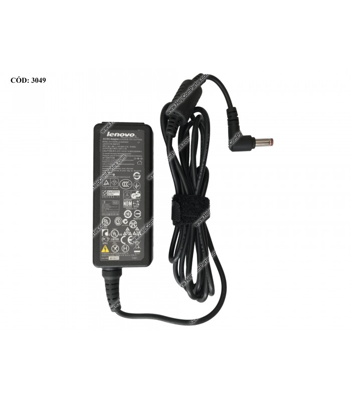 CARGADOR LENOVO 20V---2A 40W PIN 5.5*2.5 100-240V~ US 50-60Hz 3PRONG 36001672 ORIG. (SN)