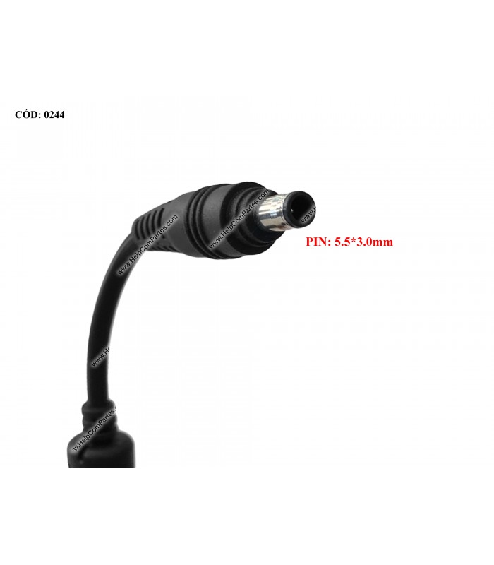 CARGADOR SAMSUNG 19V---3.16A 60W PIN 5.5*3.0 100-240V~ US 50-60Hz 3PRONG SIN CABLE DE PODER ADP-60FH B AD-6019S ORIG.