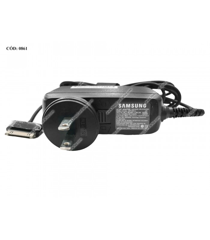 CARGADOR SAMSUNG GALAXY TAB 5V---2A 10W 30PIN 100-240V~ US 50-60Hz 2PRONG ADP-40TH A ORIG.