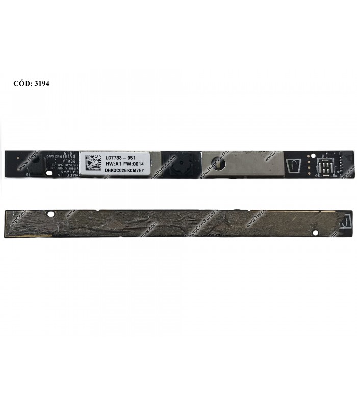 WEBCAM/MIC HP 14-CM 14-CK 14Z-CM 14T-CM 14Q-CY 14Q-CS 14-DQ 15-DW / 240 245 G7 / 240 245 G8  L23238-001 ORIG.