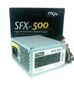 FUENTE DE PODER MINI MYO SFX500W/500W/2 SATA/20+4 PIN/ 115V/230V