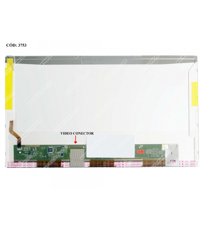 DISPLAY 14.0" 40PIN WLED WXGA HD (1366x768) GLOSSY 60Hz N-TS LVDS PCBA BENT VC-I NO BRACKETS 685101-001 ORIG.