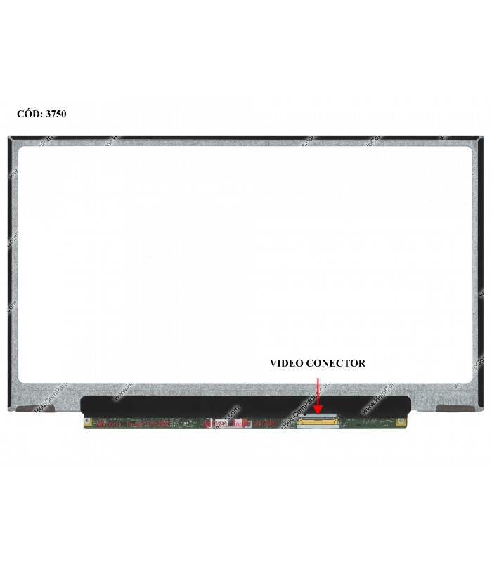 DISPLAY 13.3" 40PIN WLED WXGA HD (1366x768) NARROW GLOSSY 60Hz N-TS VC-D PCBA FLAT NO BRACKET LP133WH2-TLL4 ORIG.