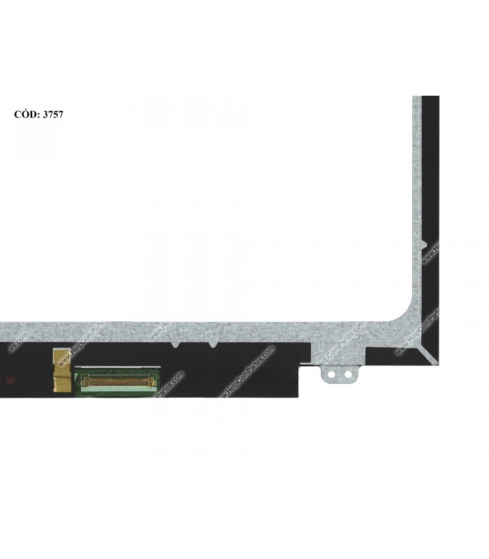 DISPLAY/TOUCH 14.0" 40PIN WLED SLIM WXGA HD (1366x768) GLOSSY 60Hz TS I²C/USB eDP VC-D PCBA FLAT SEG. U/D BRACKET