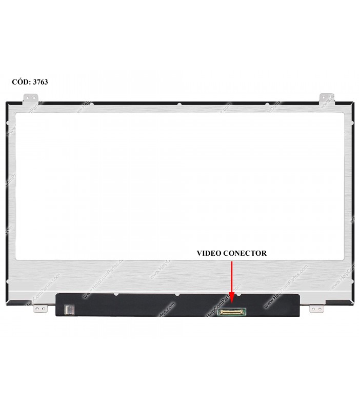 DISPLAY 14.0" 30PIN WLED SLIM FHD (1920x1080) MATTE 60Hz IPS eDP VC-D PCBA FLAT SEG. U/D BRACKET