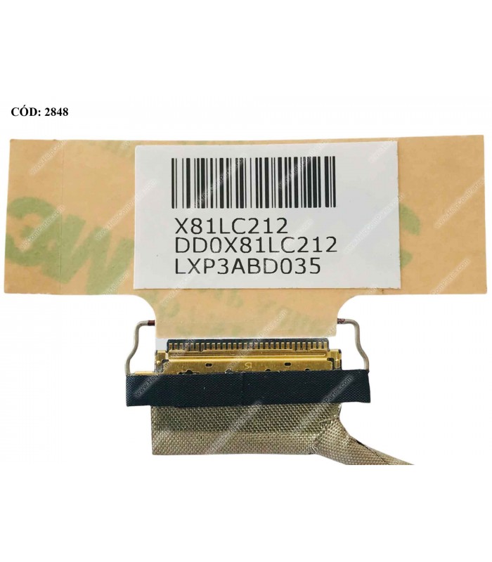 FLEX LCD HP PROBOOK 430 G4 SERIES NO TOUCH DD0X81LC212 905720-001 905719-001 30PIN ORIG.