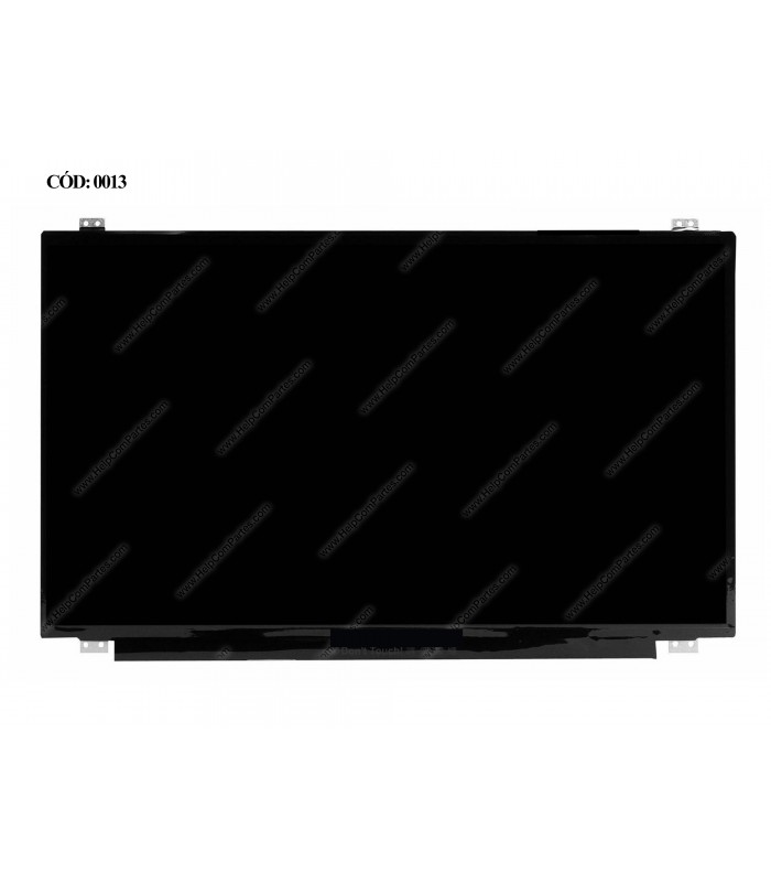 DISPLAY 15.6" 40PIN WLED SLIM WXGA HD (1366x768) GLOSSY 60Hz N-TS LVDS VC.D PCBA FLAT SEG. U/D BRACKET NT156WHM-N10 ORIG.