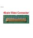 DISPLAY 15.6" 40PIN WLED SLIM WXGA HD (1366x768) GLOSSY 60Hz N-TS LVDS VC.D PCBA FLAT SEG. U/D BRACKET NT156WHM-N10 ORIG.