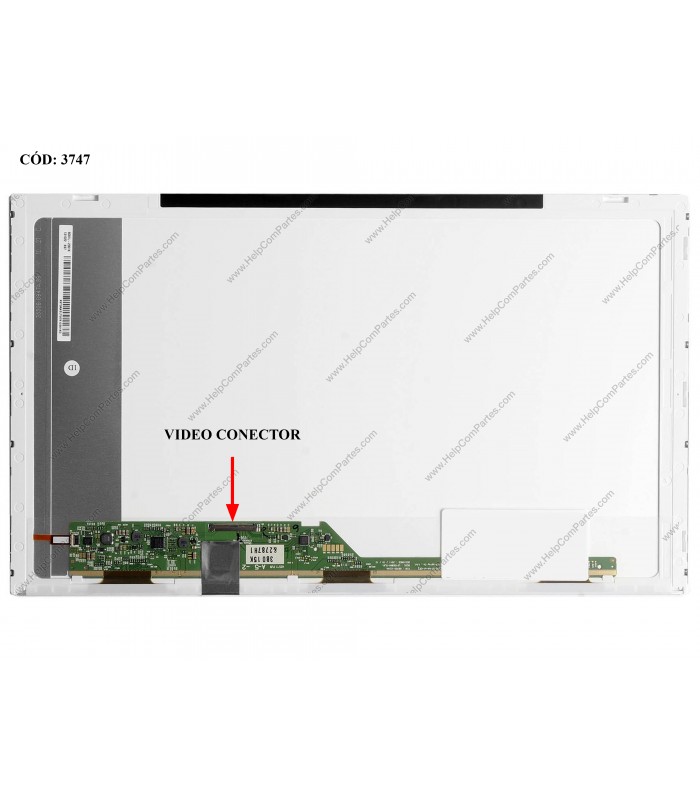 DISPLAY 15.6" 40PIN WLED WXGA HD (1366x768) GLOSSY 60Hz N-TS VC-I PCBA Bent 2,5cm NO BRACKET LP156WH2-TLA1 ORIG