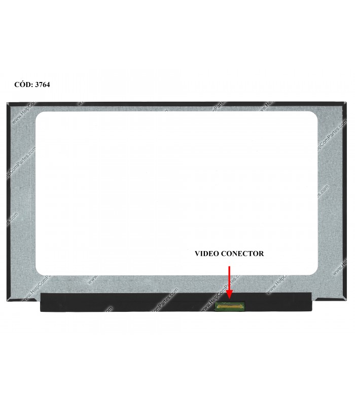 DISPLAY 15.6" 40PIN WLED SLIM FHD (1920x1080) NARROW MATTE 144HZ IPS N-TS eDP VC.D PCBA FLAT 3.2mm NO BRACKETS