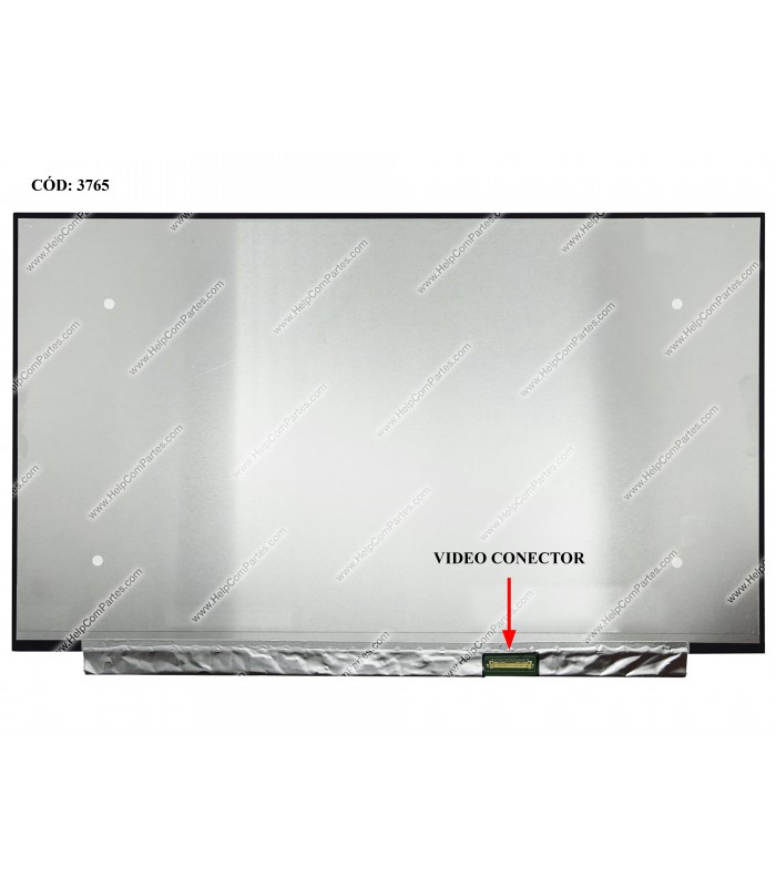 DISPLAY 15.6" 30PIN WLED SLIM FHD (1920x1080) NARROW MATTE 60HZ IPS N-TS eDP VC.D PCBA FLAT 2CM BLINDADO NO BRACKETS