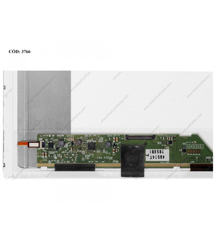 DISPLAY 15.6" 40PIN WLED WXGA HD (1366x768) GLOSSY 60Hz N-TS VC-I PCBA Bent 2,5cm NO BRACKET BLINDADO LP156WH2-TLA1 ORIG