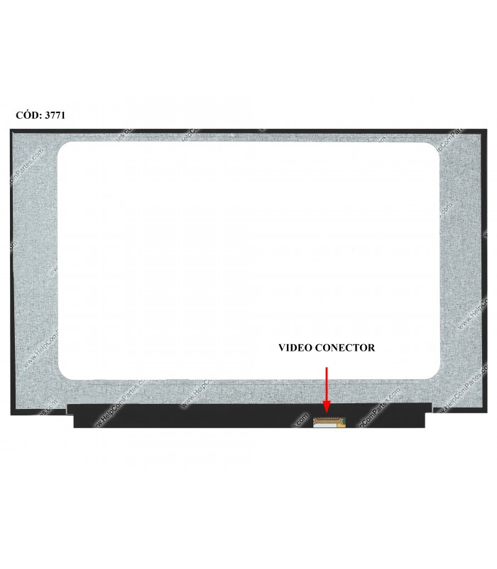 DISPLAY 15.6" 40PIN WLED SLIM FHD (1920x1080) NARROW MATTE 240HZ IPS N-TS eDP VC.D PCBA FLAT NO BRACKETS LQ156M1JW09 ORIG.