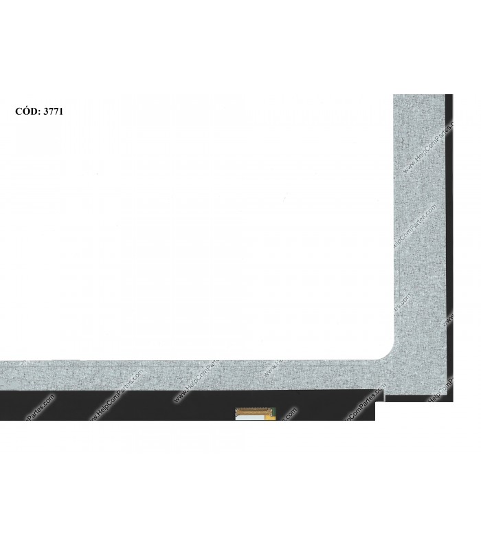 DISPLAY 15.6" 40PIN WLED SLIM FHD (1920x1080) NARROW MATTE 240HZ IPS N-TS eDP VC.D PCBA FLAT NO BRACKETS LQ156M1JW09 ORIG.