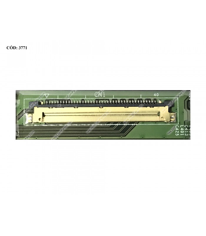 DISPLAY 15.6" 40PIN WLED SLIM FHD (1920x1080) NARROW MATTE 240HZ IPS N-TS eDP VC.D PCBA FLAT NO BRACKETS LQ156M1JW09 ORIG.