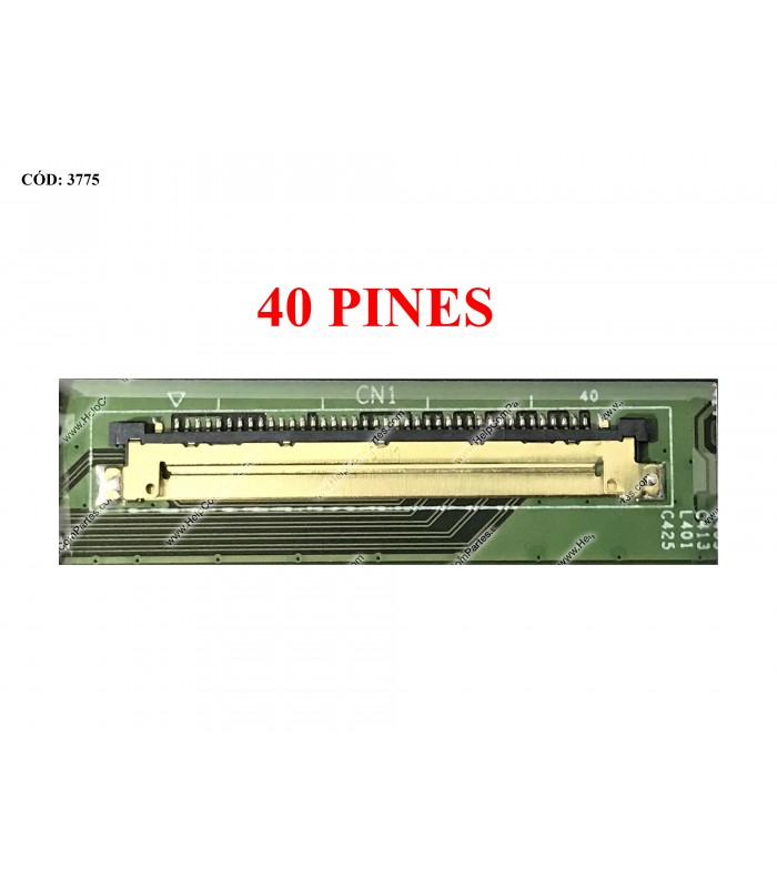 DISPLAY 15.6" 40PIN WLED SLIM FHD (1920x1080) NARROW MATTE 120HZ NTSC IPS N-TS eDP VC.D PCBA FLAT NO BRACKETS 0W6K1M ORIG.