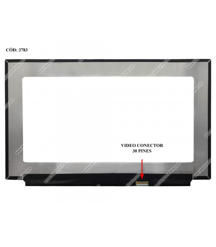 DISPLAY 15.6" 30PIN WLED SLIM FHD (1920x1080) NARROW MATTE 300Hz IPS N-TS eDP VC.D PCBA FLAT 2cm NO BRACKETS B156HAN12.0 ORIG.