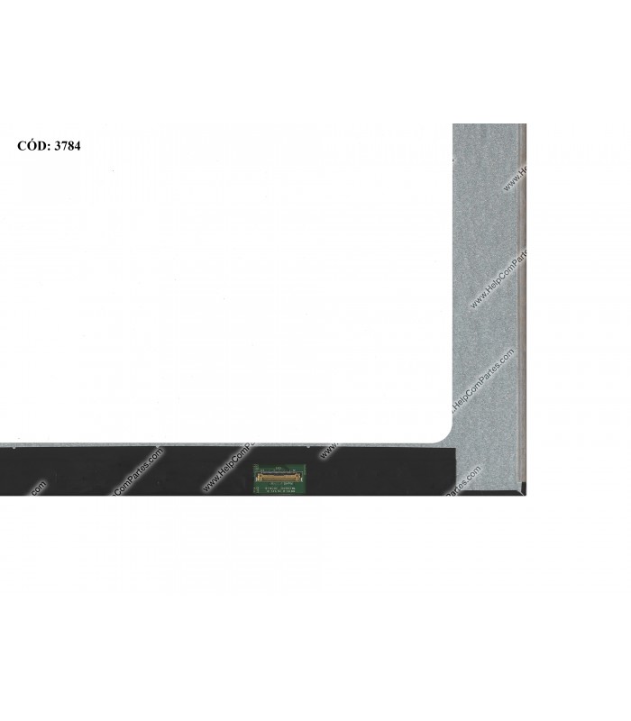 DISPLAY 15.6" 30PIN WLED SLIM WXGA HD (1366x768) NARROW MATTE 60Hz IPS N-TS eDP VC.D PCBA BENT NO BRACKET NT156WHM-N4T ORIG.