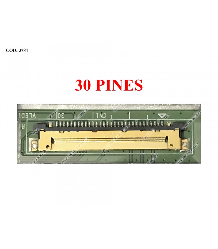 DISPLAY 15.6" 30PIN WLED SLIM WXGA HD (1366x768) NARROW MATTE 60Hz IPS N-TS eDP VC.D PCBA BENT NO BRACKET NT156WHM-N4T ORIG.