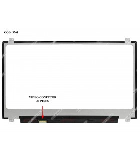 DISPLAY 17.3" 30PIN WLED SLIM FHD (1920x1080) MATTE 60HZ IPS N-TS eDP VC.I PCBA FLAT SEG. U/D BRACKET 